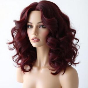 Burgundy Curl Goddess