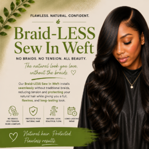 Braid-LESS Sew In Weft