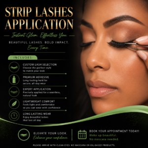 Strip Lashes Application